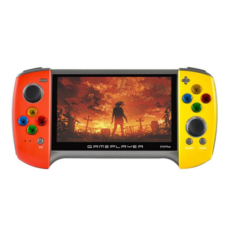 X19 Plus 5.1 inch Screen Handheld Game Console 8G Memory Support TF Card Expansion & AV Output, X19 Plus / Red+Blue, X19 Plus / Red+Yellow, X19 Plus / Red