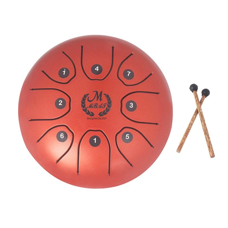 MEIBEITE 5.5-Inch C-Tune Sanskrit Drum Steel Tongue Empty  Worry-Free Drum, MEIBEITE Black, MEIBEITE Golden, MEIBEITE Purple, MEIBEITE Blue, MEIBEITE Green, MEIBEITE White, MEIBEITE Red
