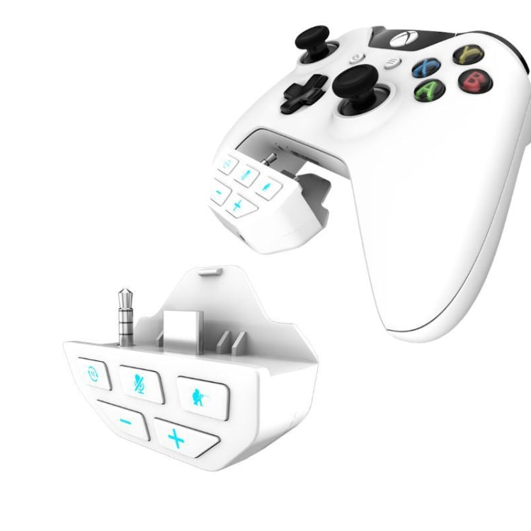 Gamepad Sound Card Headset Adapter For XBOX One / XBOX Series X / S / PS5, White, Black