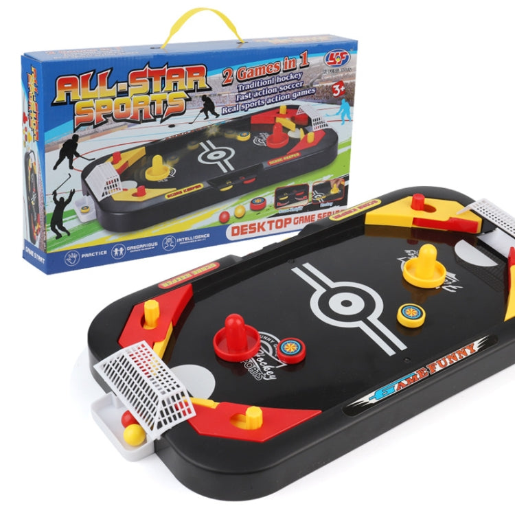 2 In 1 Ice Hockey Desktop Battle Competitive Game Mini Football Table Parent-Child Interactive Children Educational Toys, 2 In 1 Ice Hockey