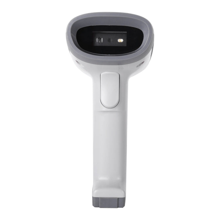 Deli 14950 One-Dimensional Two-Dimensional Scanner Supermarket Catering Scanning Gun, Wired (White), Wireless (White)