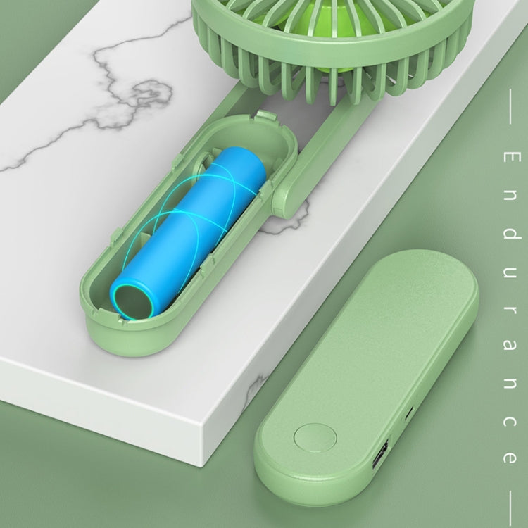 F1 USB Portable Lazy Hanging Neck Fan Mini Folding Handheld Fan, White, Pink, Green, Black