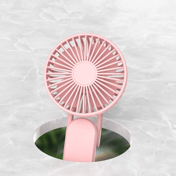 F1 USB Portable Lazy Hanging Neck Fan Mini Folding Handheld Fan, White, Pink, Green, Black