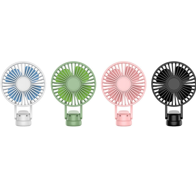 F1 USB Portable Lazy Hanging Neck Fan Mini Folding Handheld Fan, White, Pink, Green, Black