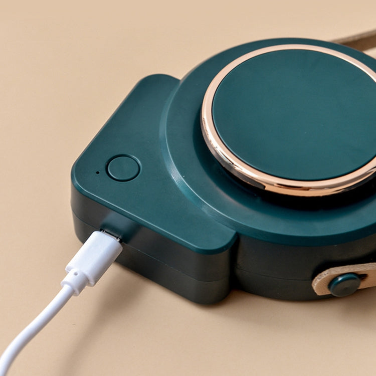 H3 Mini Lazy USB Hanging Neck Fan Student Outdoor Leafless Triangle Fan, White, Pink, Military Green