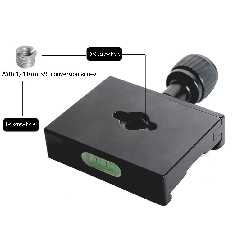 QR60 60mm Aluminum Alloy Quick Release Plate Clamp Base, QR60