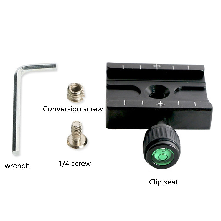 QR60 60mm Aluminum Alloy Quick Release Plate Clamp Base, QR60