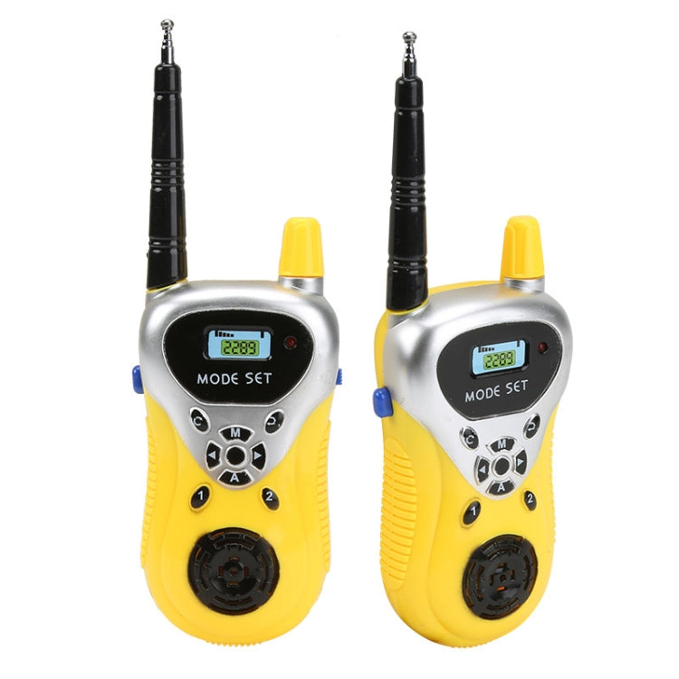 1 Pair Intelligent Wireless Call Walkie-Talkie Remote Dialogue Interactive Children Toys, 1 Pair Blue, 1 Pair Yellow