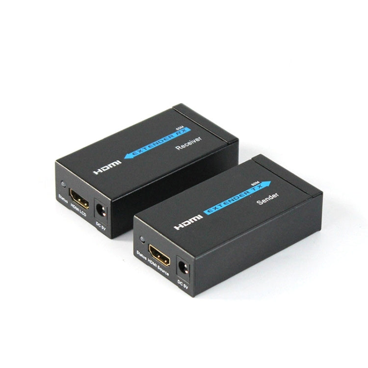 HDY-60 For HDMI to RJ45 60m Extender Single Network Cable to For HDMI Signal Amplifier