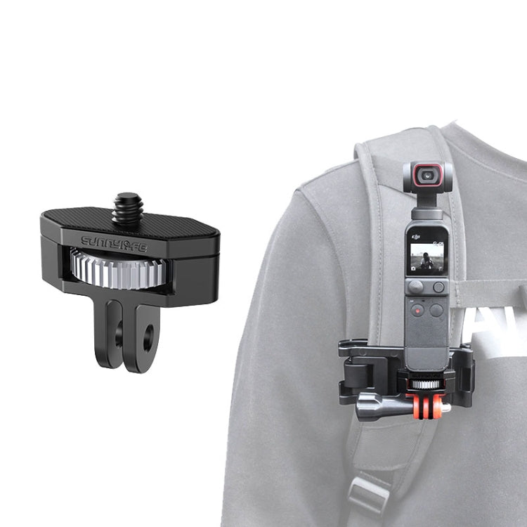 Sunnylife 1/4 inch Metal Adjustable Adapter For DJI Pocket 2 / FIMI PALM 2 / Insta360 One X-2