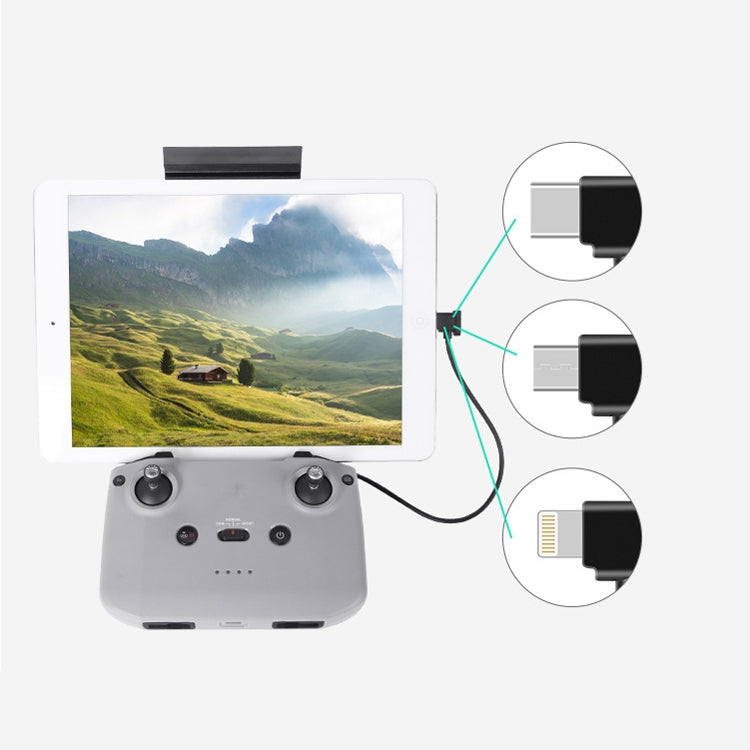 Sunnylife TY-X9304 Suitable For DJI Mavic Air 2S / DJI FPV Flight Glasses V2 / Mavic Mini2 / Osmo Pocket 2 Mobile Phone Tablet Cable, 15cm Type-C to 8 Pin Cable, 15cm Type-C to Micro USB  Cable, 15cm Type-C to Type-C Cable, 30cm Type-C to 8 Pin Cable  ...