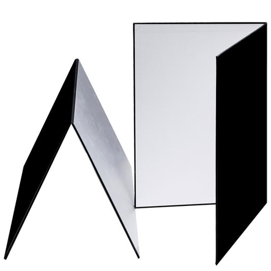 3-in-1 Reflective Board White + Black + Silver A3 Cardboard Folding Light Diffuser Board, 3-in-1 A3 Cardboard Silver, 3-in-1 A3 Cardboard Gold