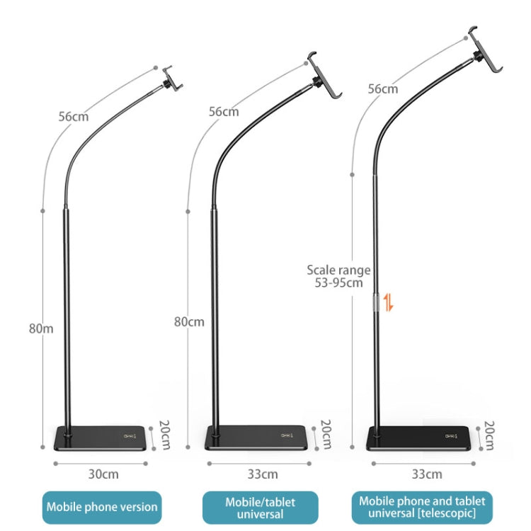 SSKY L6 Bedside Sofa Live Landing Phone Tablet Computer Bracket, Style:, L6 Base Heavy Version (Black), L6 Base Heavy Telescopic Version (Black), L6 Experience Version (White), L6 Experience Version (Black), L6 Base Heavy Telescopic Version (White)    ...