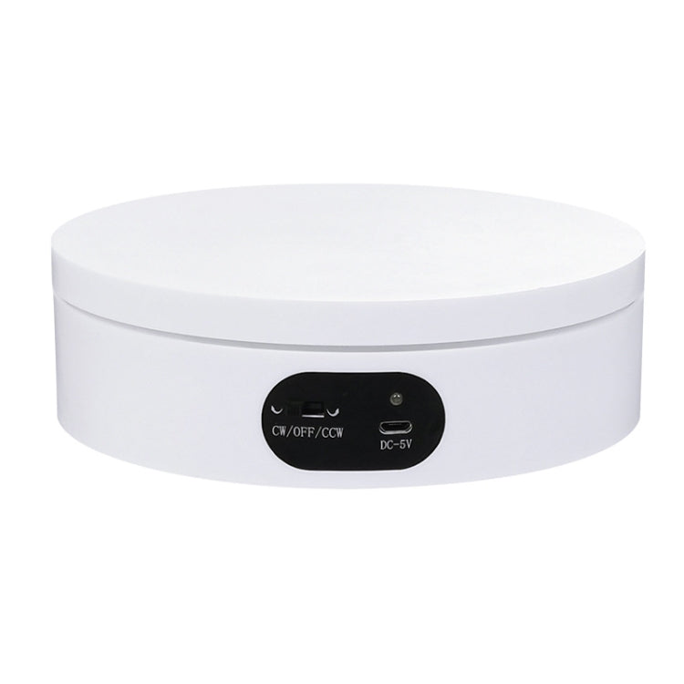 ND120 USB Automatic Rotating Camera Table Hand-Made Panoramic Display Table Turntable, 12cm/Powered by USB(W)