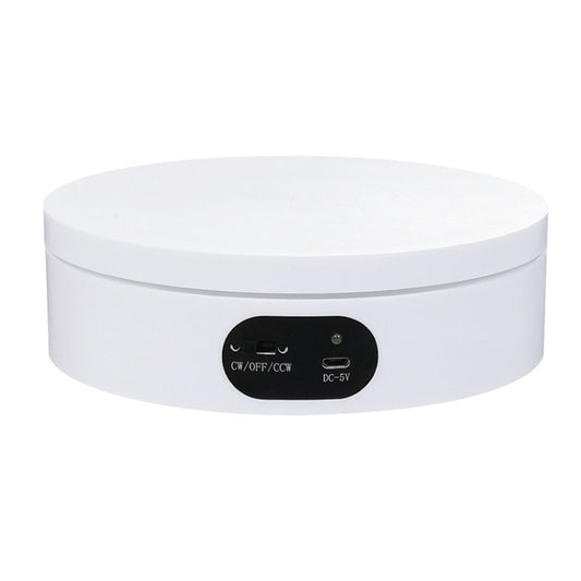 ND120 USB Automatic Rotating Camera Table Hand-Made Panoramic Display Table Turntable, 12cm/Powered by USB(W)