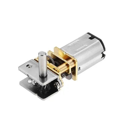 GW12N20 Worm Gear Low Speed Motor Ultra Mini Gear Power-Off Self-Locking Motor For Smart Car Robot, 6V 10RPM, 6V 30RPM, 6V 55RPM, 6V 100RPM, 12V 20RPM, 12V 60RPM, 12V 110RPM, 12V 200RPM
