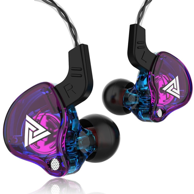 QKZ AK6 2 PCS  In-Ear 3.5mm Wired Subwoofer Sports Earphones, 2 PCS, 2 Pair