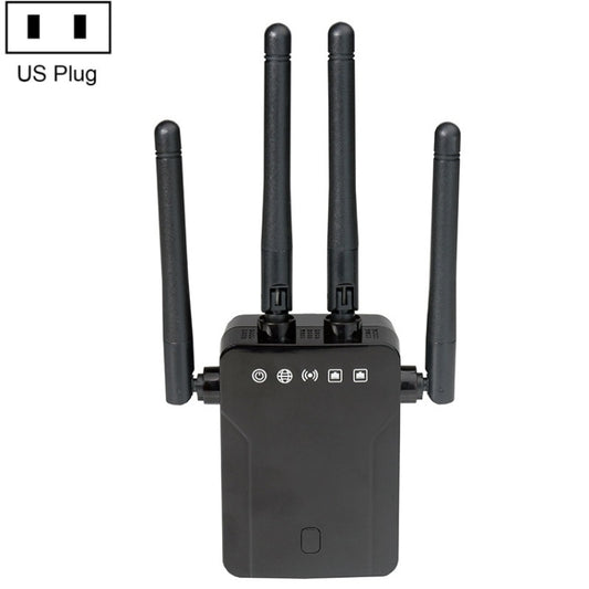 M-95B 300M Repeater WiFi Booster Wireless Signal Expansion Amplifier, Black - US Plug, Black - EU Plug, Black - UK Plug, White - US Plug, White - EU Plug, White - UK Plug