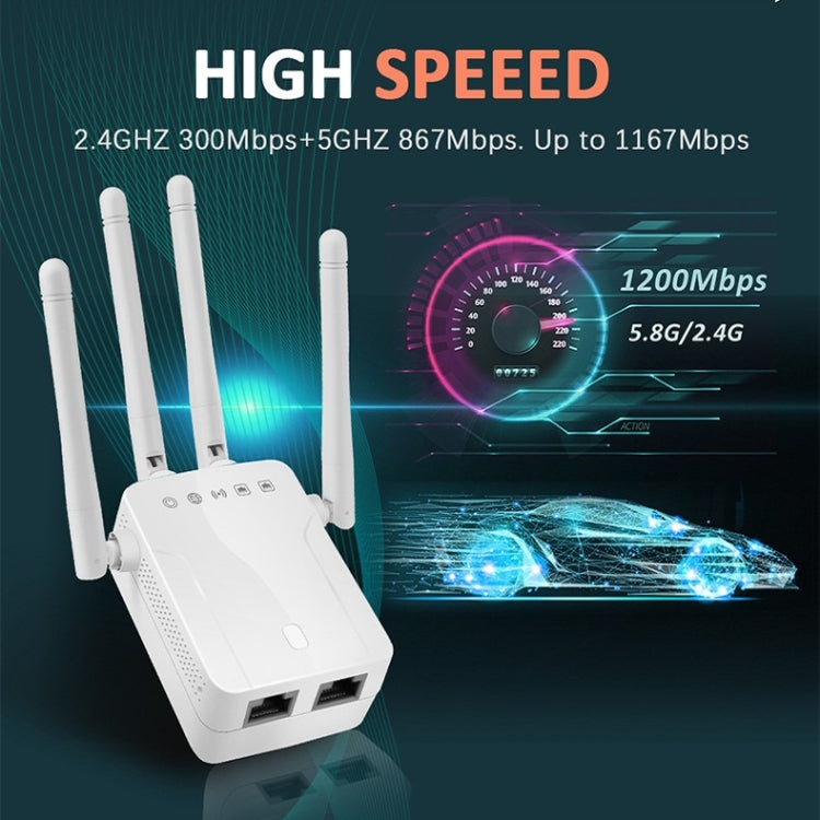 M-95B 300M Repeater WiFi Booster Wireless Signal Expansion Amplifier, Black - US Plug, Black - EU Plug, Black - UK Plug, White - US Plug, White - EU Plug, White - UK Plug