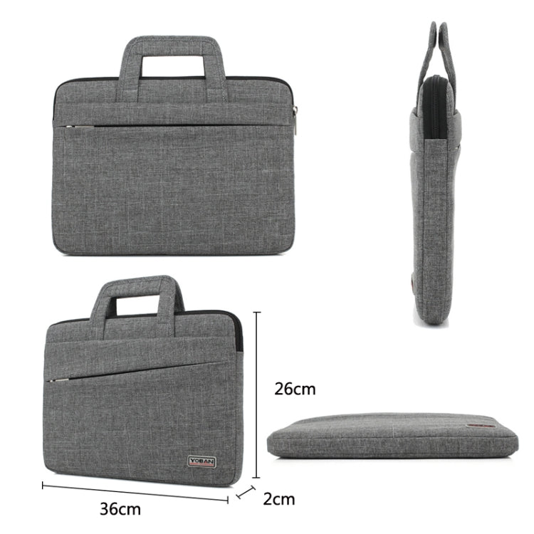 YOBAN Y-923-1 Casual Laptop Bag Waterproof Tablet Business Bag, 14 inch