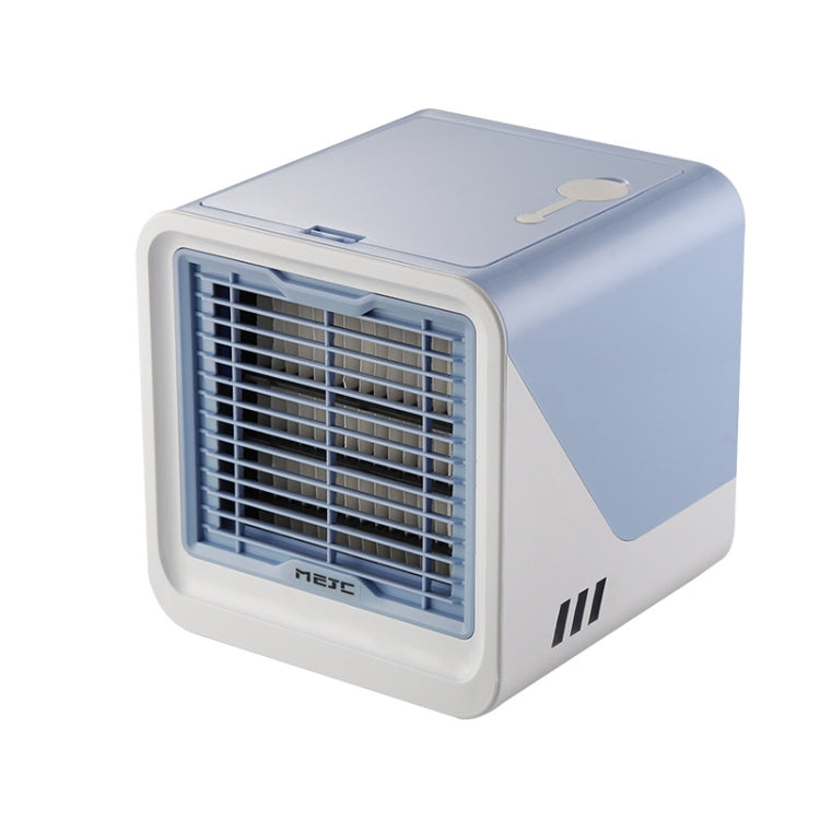 MG -191 Mini Air Cooler Home Dormitory Office Air Conditioning Fan Portable Small Desktop USB Fan, Classic Black, Sky Blue