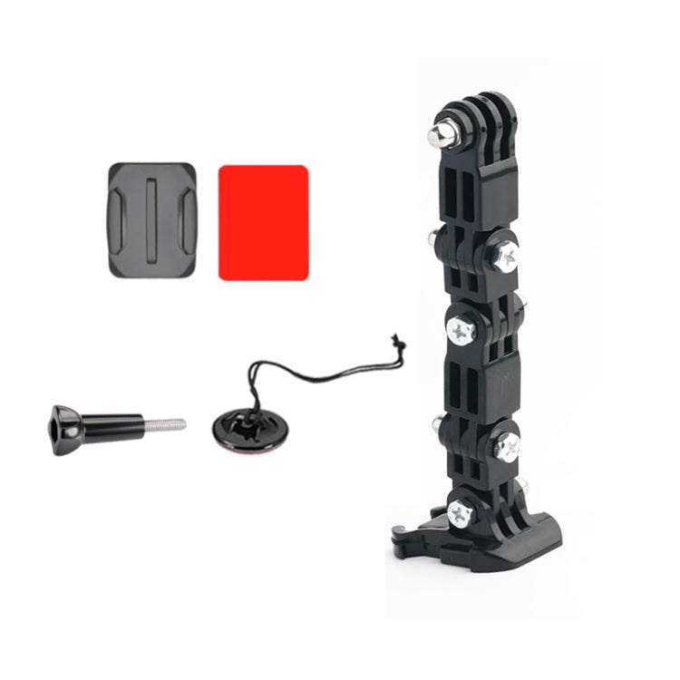 2 Set Cycling Helmet Adhesive Multi-Joint Arm Fixed Mount Set for DJI Osmo Action, GoPro HERO9 Black / HERO8 Black /7 /6 /5 /5 Session /4 Session /4 /3+ /3 /2 /1, Xiaoyi and Other Action Cameras, Style 3 Cycling Helmet Kit, Style 4 Cycling Helmet Kit  ...