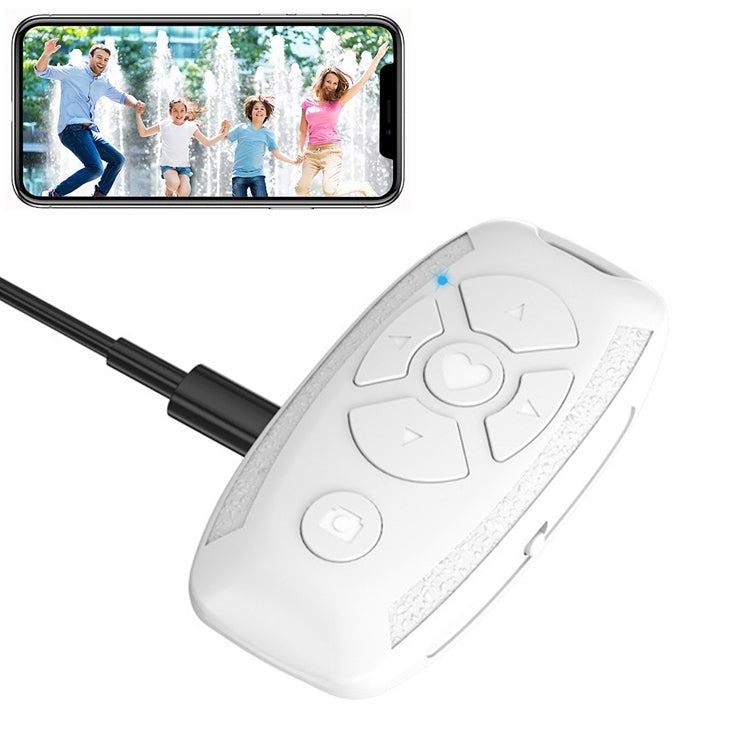S86 Car Key Shape Multifunctional Bluetooth Selfie Video Remote Control, S86 White, S86 Pink, S86 Black