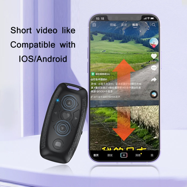 S86 Car Key Shape Multifunctional Bluetooth Selfie Video Remote Control, S86 White, S86 Pink, S86 Black