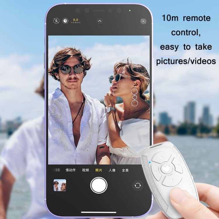 S86 Car Key Shape Multifunctional Bluetooth Selfie Video Remote Control, S86 White, S86 Pink, S86 Black