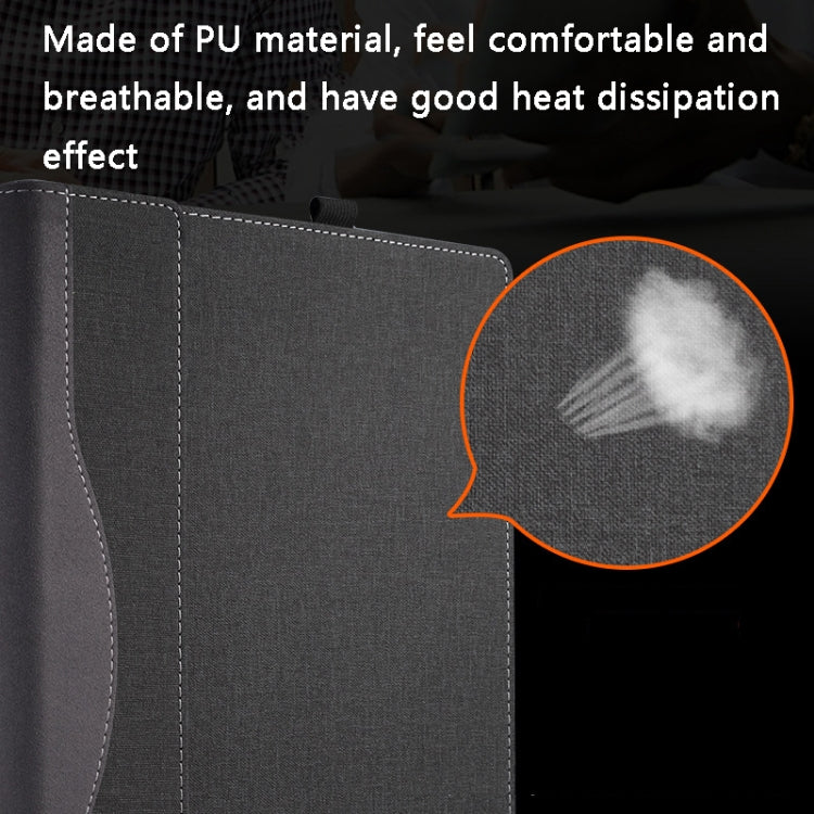 13.5 Inch Multifunctional PU Leather Laptop Sleeve, For Microsoft Surface 1/2/3/4