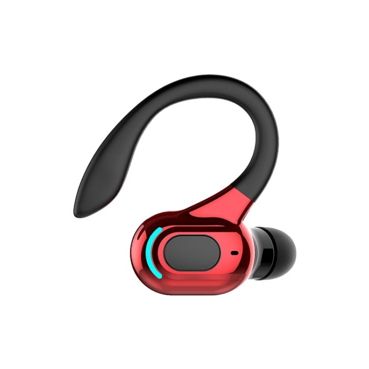 F8 Bluetooth 5.1 Ear-Mounted Stereo Wireless Sports Earphone, Single Earphone (White), Single Earphone (Black+Red), Single Earphone (Black+Blue), Single Earphone (Black+Green), Single Earphone (Black)