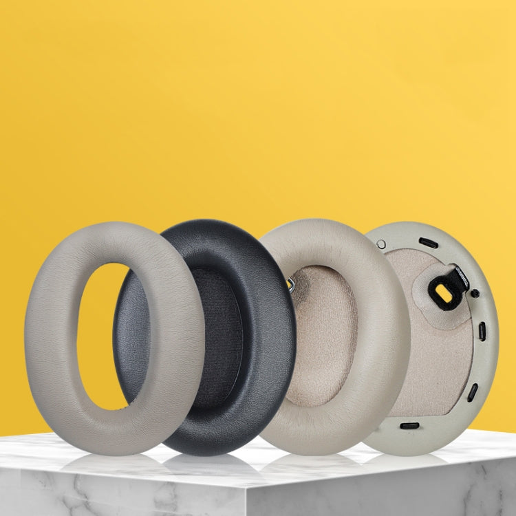 2pcs PU Leather Earpads For Sony WH-1000XM4, WH-1000XM4(Black+Buckle), WH-1000XM4(Gray+Buckle), WH-1000XM4(Champagne Gold+Buckle), WH-1000XM4(Blue+Buckle), WH-1000XM4(Black No Buckle)