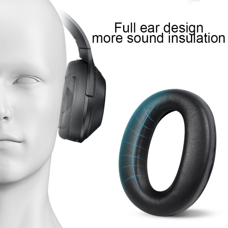2pcs PU Leather Earpads For Sony WH-1000XM4, WH-1000XM4(Black+Buckle), WH-1000XM4(Gray+Buckle), WH-1000XM4(Champagne Gold+Buckle), WH-1000XM4(Blue+Buckle), WH-1000XM4(Black No Buckle)