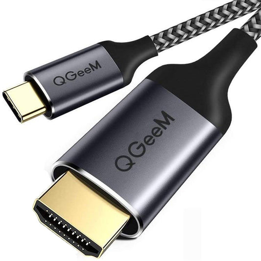 QGeeM QG-UA09 Type-C To HDMI Cable, 1.8m, 3m