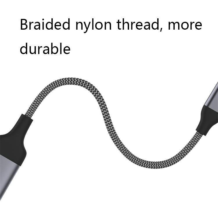 QGeeM QG-UA09 Type-C To HDMI Cable, 1.8m, 3m