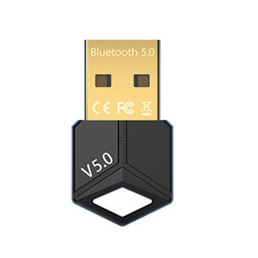 USB Bluetooth Adapter 5.0PC Computer Wireless Audio Receive Transmitter, Color: Black, M25