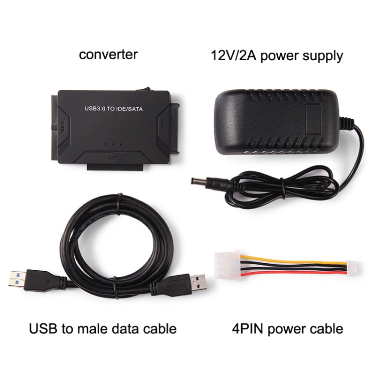 USB3.0 To SATA / IDE Easy Drive Cable External Hard Disk Adapter, Plug Specifications:, US Plug, EU Plug, AU  Plug, UK  Plug