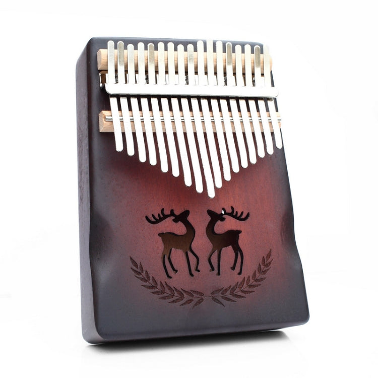 17-tone Radian Design Portable Finger Piano, Flowing Water, Hexagram, Couple Deer, Forest Party, Squirrel, Sun God, Lucky Clouds, Cat, Reindeer, One Deer, Moon Rabbit, Crane in the Cloud, Blooming Flowers