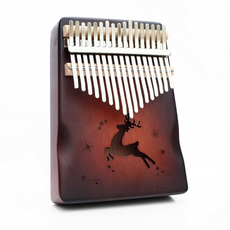 17-tone Radian Design Portable Finger Piano, Flowing Water, Hexagram, Couple Deer, Forest Party, Squirrel, Sun God, Lucky Clouds, Cat, Reindeer, One Deer, Moon Rabbit, Crane in the Cloud, Blooming Flowers