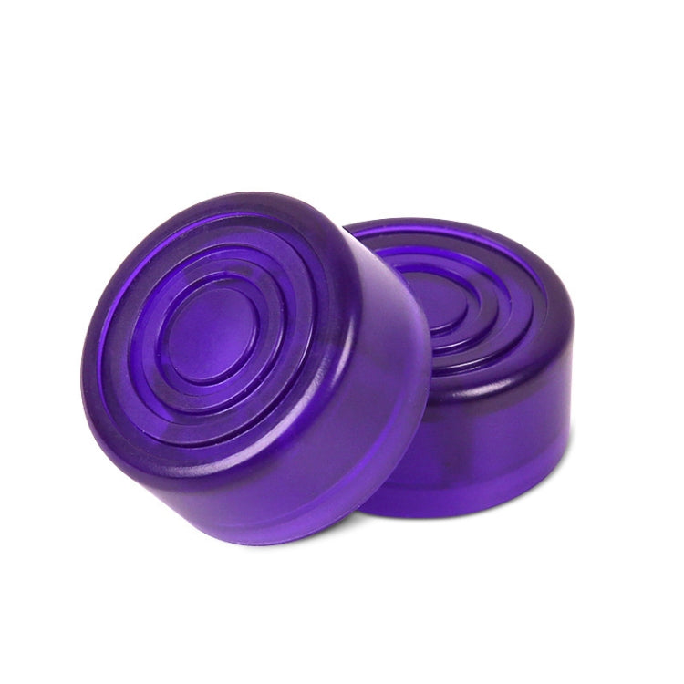 10 PCS JT1808 Electric Guitar Tuner Pedal Cap, Yellow, Red, Purple, Green, Orange, Deep Blue, Light Blue, Black