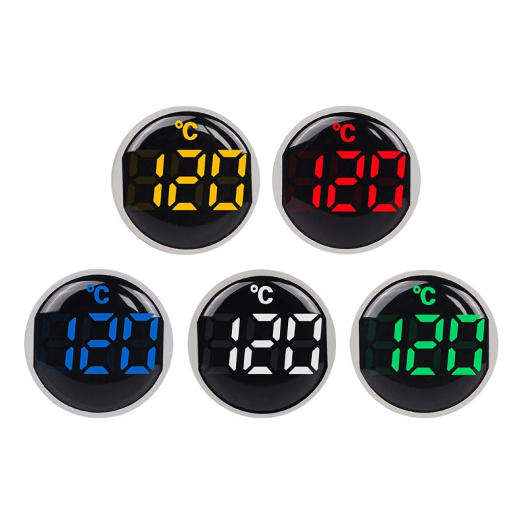 SINOTIMER -20-199 Degrees Celsius Small Temperature Display Indicator, ST16C-03 Blue, ST16C-04 Green, ST16C-05 Yellow, ST16C-01 Red, ST16C-02 White