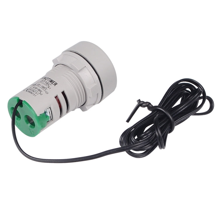 SINOTIMER -20-199 Degrees Celsius Small Temperature Display Indicator, ST16C-03 Blue, ST16C-04 Green, ST16C-05 Yellow, ST16C-01 Red, ST16C-02 White