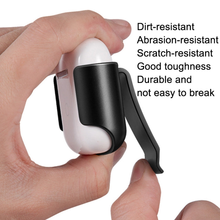 10 PCS Portable Headset Waist Hanging Protective Cover, Suitable For AirPods 2, Waist Hanging Pink, Waist Hanging Red, Waist Hanging Black, Waist Hanging Navy, Waist Hanging Gray, Waist Hanging White