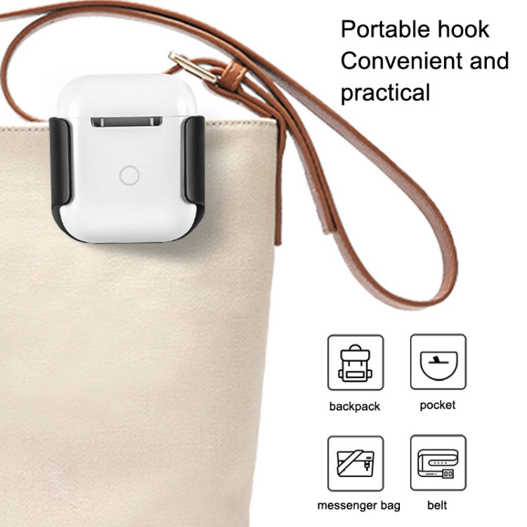 10 PCS Portable Headset Waist Hanging Protective Cover, Suitable For AirPods 2, Waist Hanging Pink, Waist Hanging Red, Waist Hanging Black, Waist Hanging Navy, Waist Hanging Gray, Waist Hanging White
