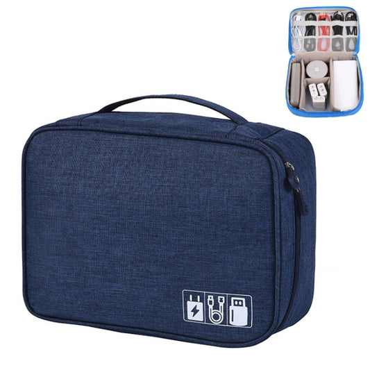 Multifunctional Cationic Digital U Disk Data Cable Storage Bag, a15 Navy, a15 Blue, a15 Purple, a15 Grey, a15 Wine Red
