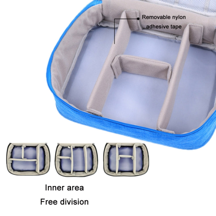 Multifunctional Cationic Digital U Disk Data Cable Storage Bag, a15 Wine Red, a15 Navy, a15 Blue, a15 Purple, a15 Grey