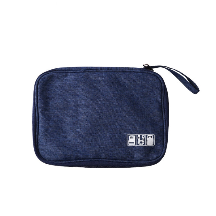Power Hard Drive Digital Accessories Dustproof Storage Bag, Style:, Data Cable Bag (Navy), Data Cable Bag (Gray), Data Cable Bag (Black), Power Bank Bag (Blue), Power Bank Bag (Gray), Power Bank Bag (Black)