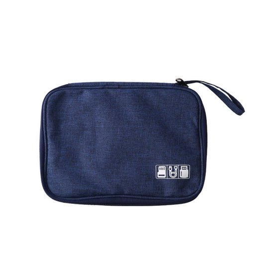 Power Hard Drive Digital Accessories Dustproof Storage Bag, Style:, Data Cable Bag (Navy), Data Cable Bag (Gray), Data Cable Bag (Black), Power Bank Bag (Blue), Power Bank Bag (Gray), Power Bank Bag (Black)