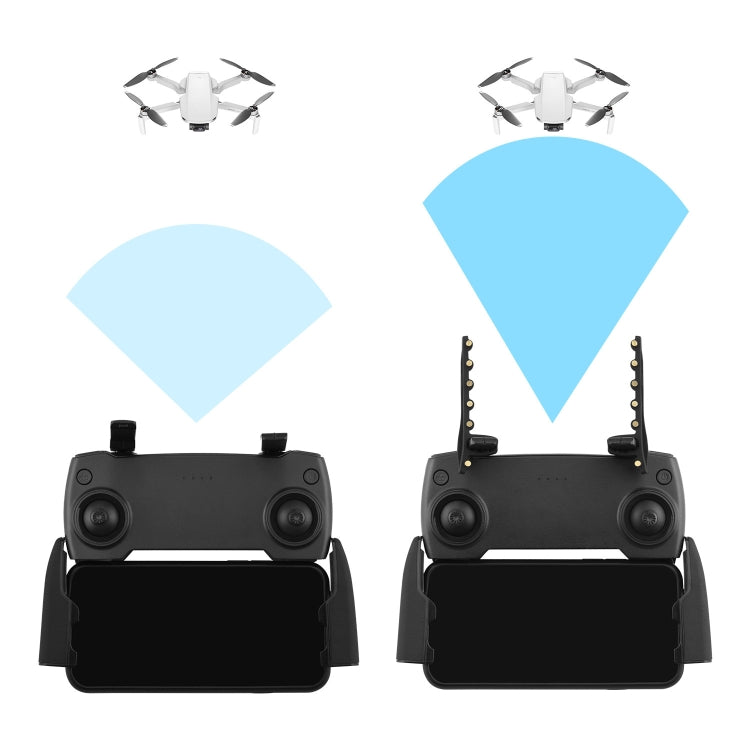 BRDRC Antenna Range Extender Signal Amplifier For DJI Mini SE/MAVIC 2/Pro/Air, For DJI Mini SE/MAVIC 2/Pro/Air Black Copper