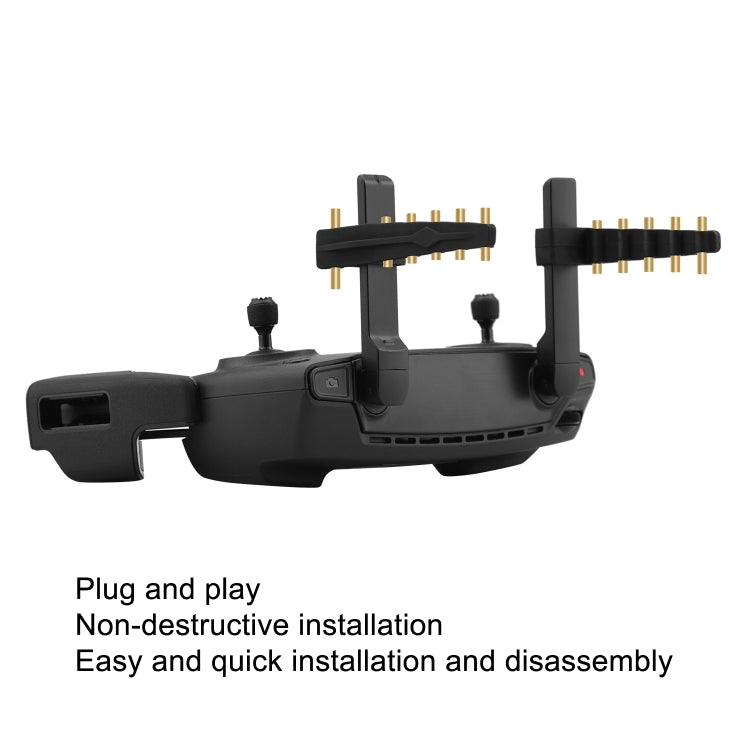 BRDRC Antenna Range Extender Signal Amplifier For DJI Mini SE/MAVIC 2/Pro/Air, For DJI Mini SE/MAVIC 2/Pro/Air Black Copper